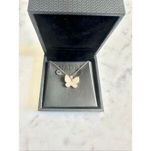 AVA Nadri Crystal Butterfly Pendant – gold plated